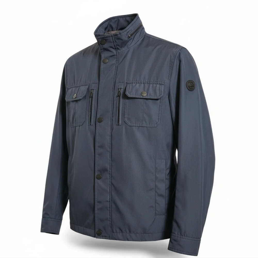 Michael Kors Men's Graphite Guilford Soft Shell Jacket Full Zip Up